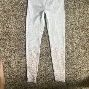 Buffbunny white and rose gold leggings (original version)